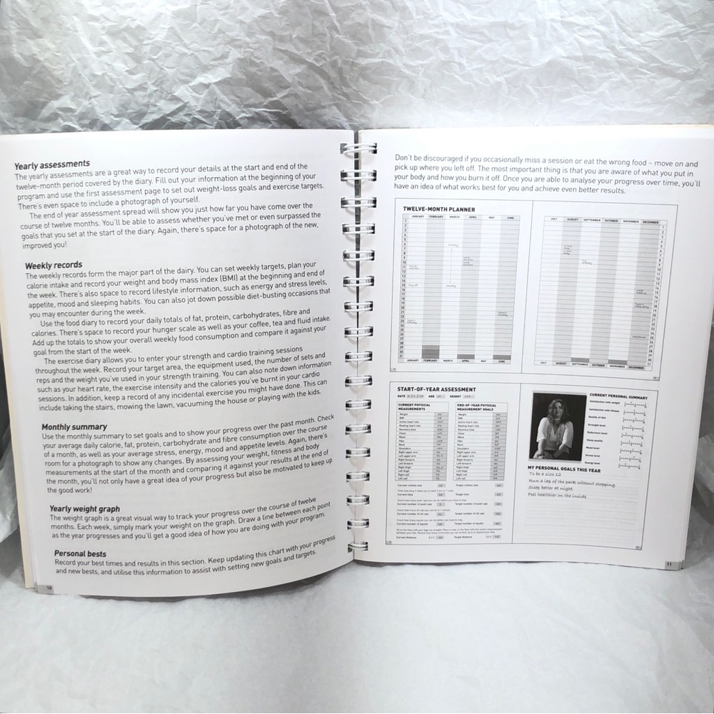 Book: DIET AND EXERCISE DIARY The perfect tool for health, weight loss, fitness - Picture 10 of 16